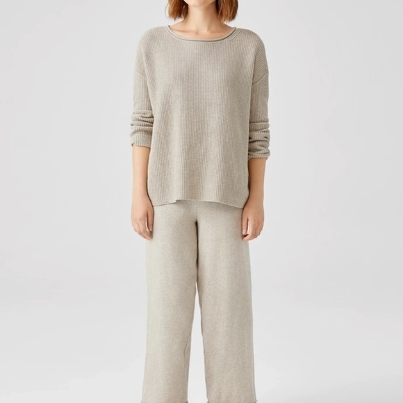 NWOT Eileen Fisher Peruvian organic cotton pants size XLarge - Picture 7 of 9